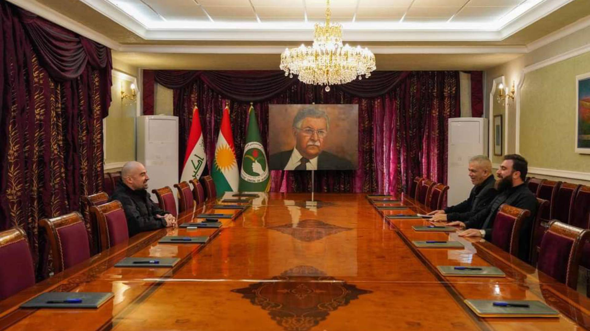  President Bafel meets Rayan al-Kildani at Dabashan